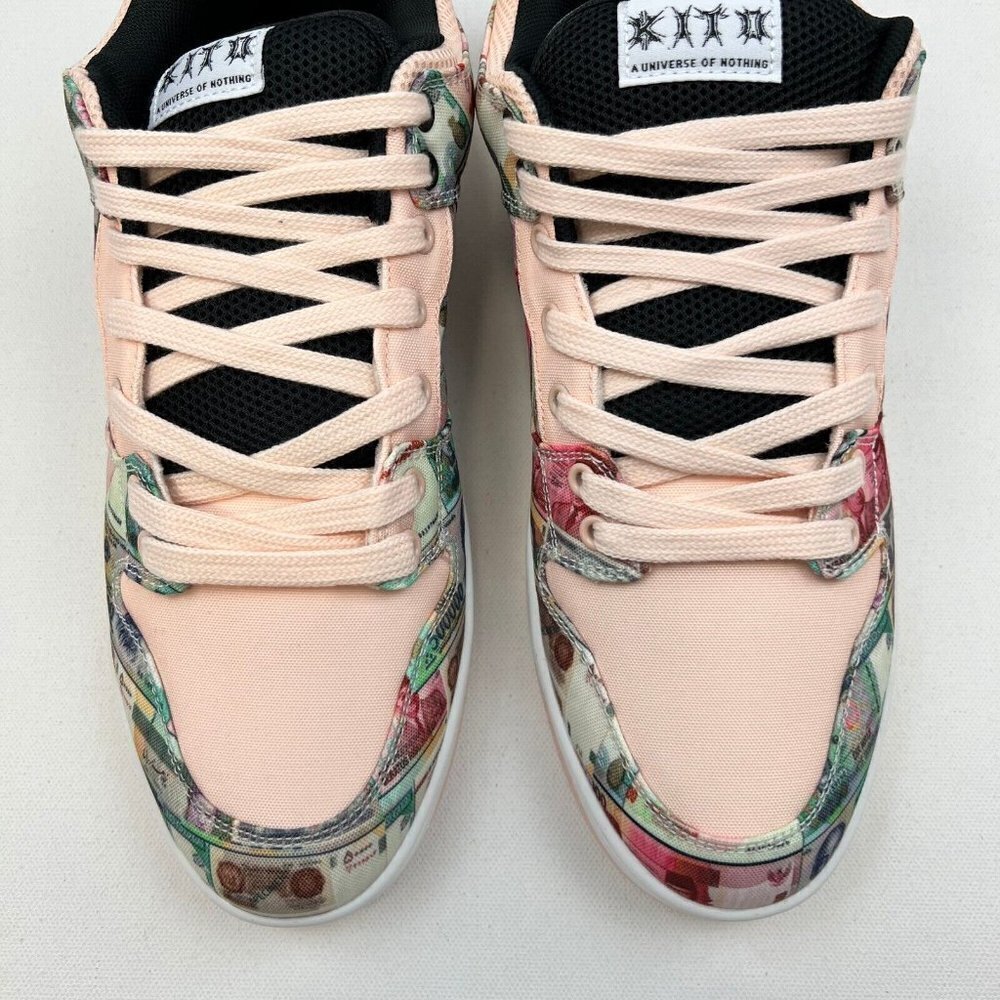 Kito Wares Root of Evil Mens Multicolor Low Top Lace Up Sneaker Shoes Size 9 - Picture 3 of 12